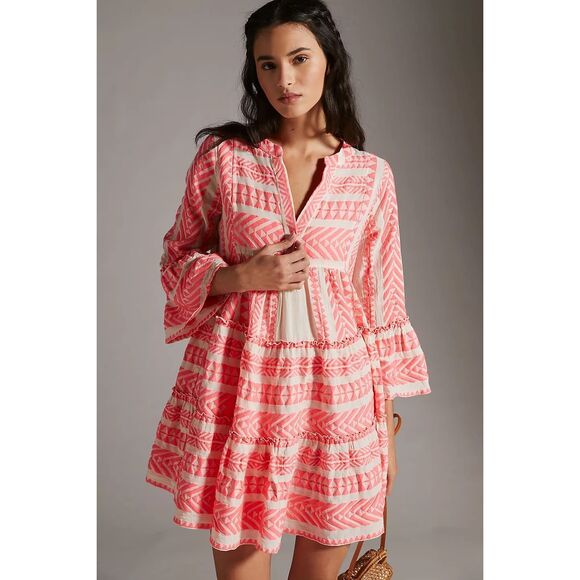sachin and babi light blue dress Ella Stripe Midi Dress by Devotion Twins